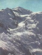 william r clark paccard balmat och de flesta andra andra alpinister tog sig upp till mont blancs topp pa nordsidan oil painting reproduction